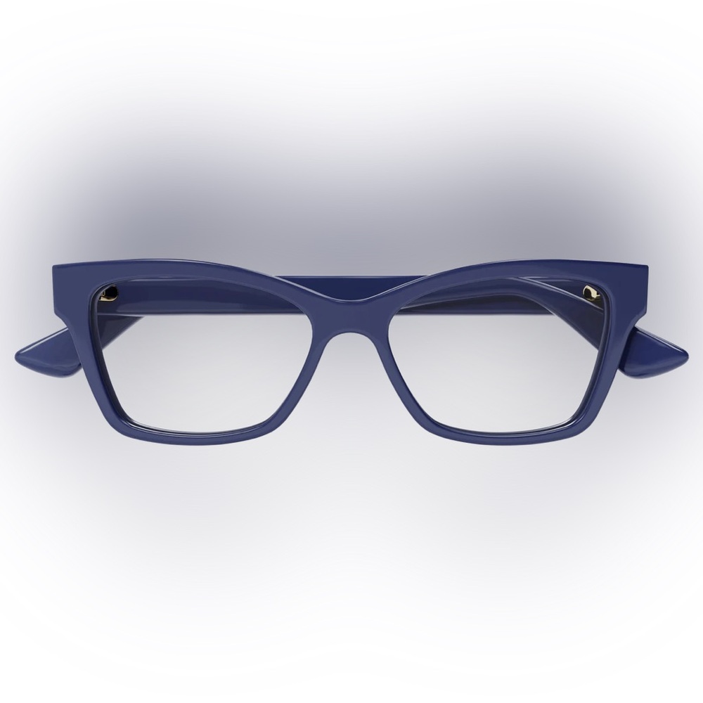 Gucci Women's Navy Blue Eyeglasses - Picture 3 of 10